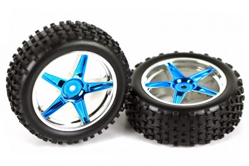 06010 1/10 Scale Front Buggy Wheels Complete 2P 12mm Hex