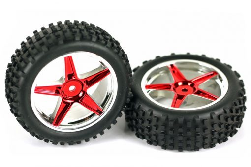 06010 1/10 Scale Front Buggy Wheels Complete 2P 12mm Hex
