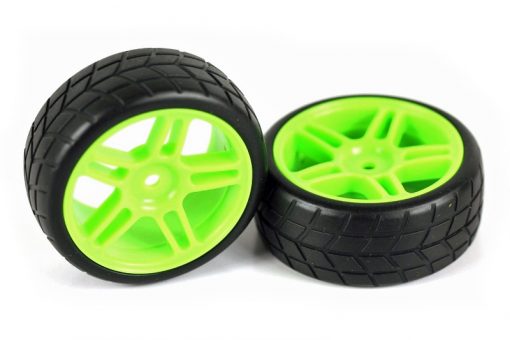 02185 On-Road 1/10 Scale Car Wheels Complete 2P 12mm Hex