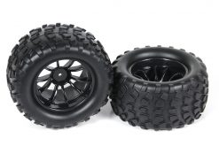 08071 08045 1/10 Scale RC Truck Wheel Complete 2P 12mm Hex