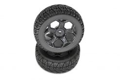 09503 SST Racing RC Wheels Complete 2P 12mm Hex