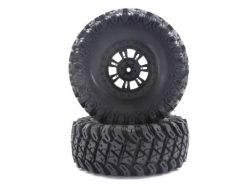 70527 Himoto 1/10 Scale RC Rock Crawler Wheels Complete 2P 12mm Hex