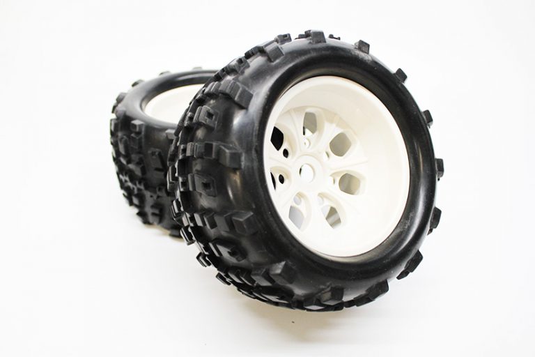 89104 RC Monster Truck Complete Wheels 1/8 Scale 2P 17mm Hex RC High