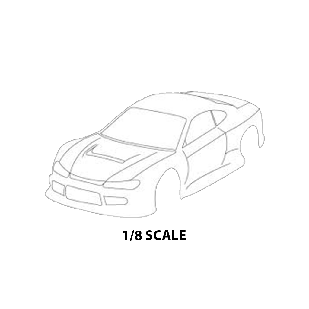 Big Range Of 1/8 Scale RC Bodies - RC High Performance Hobbies