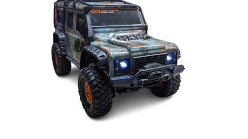 HB 1/10 Scale RTR Electric 4WD Truck Comes With Led Lights & 2 Rechargeable Batteries
