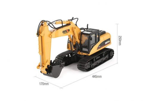 1/14 Scale RTR Multi-Function Remote Control RC Excavator Comes W/ 2 Rechargeable Batteries