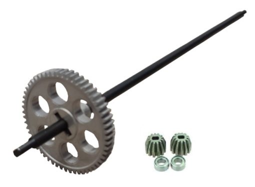 31209M Himoto Metal Upgrade Centre Spur Gear With Driveshaft Complete With Pinion Gear, Himoto 31609 & 31201, Maverick 150037