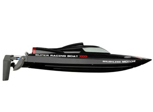 Racing Boat comes with 2 Rechargeable Batteries,with Low Battery Alarm ,Brushless Motor, LED Lights, Water Cooling System