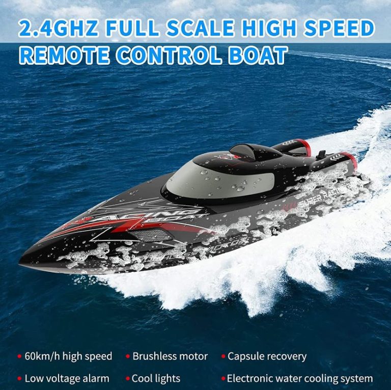 WLtoys WL916 2.4 GHz Remote Control Boat, Fast 60 km/h High Speed RC ...