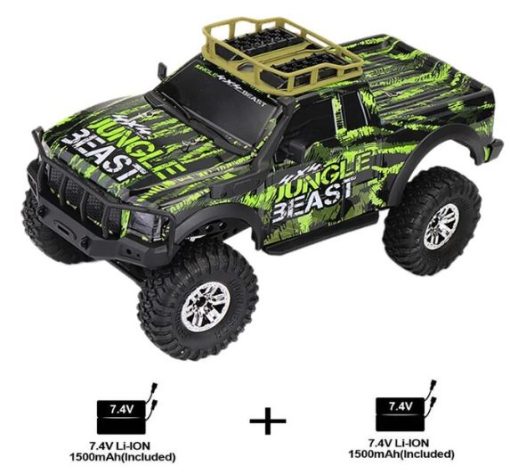 HB 1/10 Electric 4WD RC Rock Crawler Vehicle LED Light RTR with 2 Recharageable Batteries (NEW STOCK ARRIVED!) - Image 3