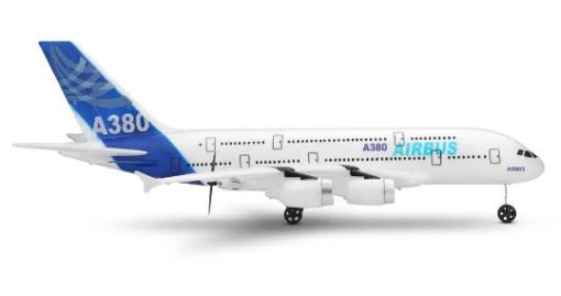 WLTOYS A120-A380 RC Airplane 2.4GHz 3CH with LED Lights and 2 Rechargeable Batteries - Image 2