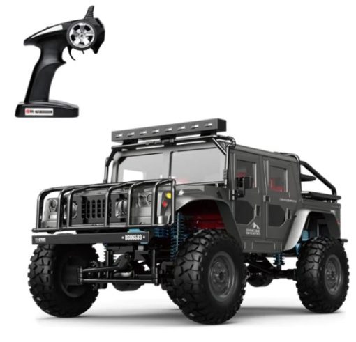 Hummer H1 Hurtle 1/12 Scale 4WD RC Rock Crawler with 2 Rechargeable Batteries - Image 2