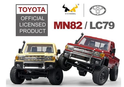 Landcruiser LC79 MN82 1:12 scale RTR 2.4G 4WD Rock Crawler with 2 Rechargeable Batteries - Image 2