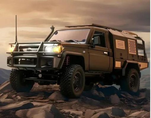 Landcruiser LC79 MN82S Black 1:12 scale RTR 2.4G 4WD Rock Crawler with 2 Rechargeable Batteries - Image 2