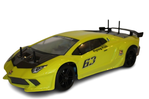 HSP Extreme Lambo Style 1/10 RC 4WD Nitro Powered On Road Car - Image 2