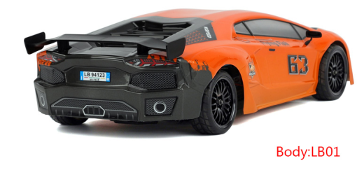 HSP 1/10 Scale Lambo 4WD Electric RTR Road Car W/ 2 Rechargeable Batteries LB01 - Image 4