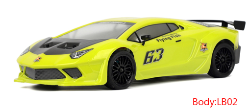 HSP 1/10 Scale Lambo 4WD Electric RTR Road Car W/ 2 Rechargeable Batteries LB01 - Image 3