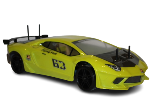HSP 1/10 Scale Lambo 4WD Electric RTR Road Car W/ 2 Rechargeable Batteries LB01 - Image 2